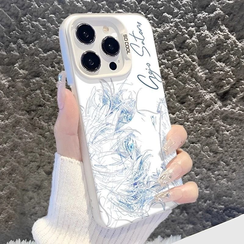 ⚡ Coque iPhone Gojo Satoru – Design minimaliste & protection premium - Shopbyshopima